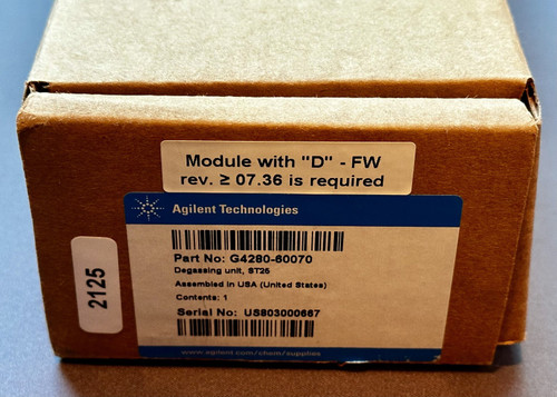 Agilent G4280-60070 Degassing Unit St25 - New Sealed