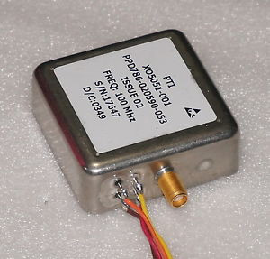 100MHz OCXO PTI XO5051-001 PPD786-020590-053 SMA +12V EFC