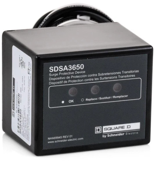 Square D SDSA3650 Secondary Surge Arrestor 3 Phase up to 600 Volt