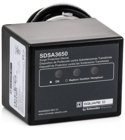 Square D SDSA3650 Secondary Surge Arrestor 3 Phase up to 600 Volt