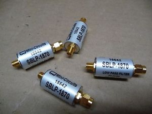 4 MINI CIRCUITS SBLP-1870 COAXIAL SMA LOW PASS FILTER 50? FLAT TIME DELAY