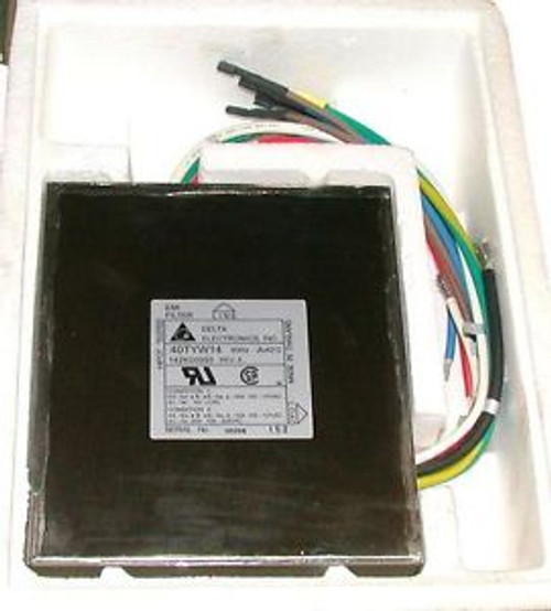 NEW DELTA ELECTRONICS EMI POWER LINE FILTER 40 AMP  MODEL 40TYW14  (2 AVAILABLE)