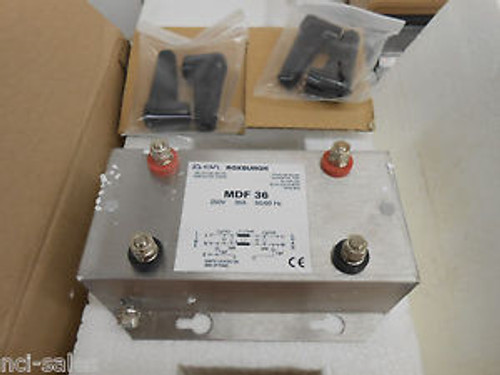 ROXBURGH MDF 36 2 WIRE 250 VOLT 36 AMP SINGLE PHASE MOTOR DRIVE RFI FILTER