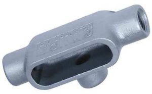 APPLETON ELECTRIC T77-SA Conduit Body,Style T ,2-1/2In,Copper Free Aluminum