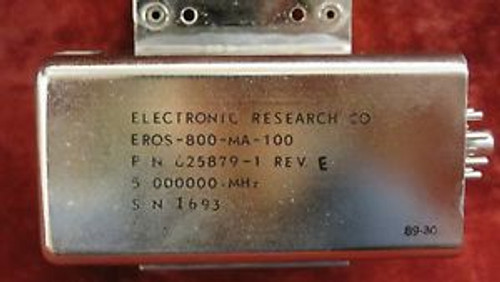 Magnavox 5.000000 MHz crystal  extreme high accuracy  oscillator   mil. spec
