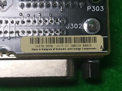 Agilent 34970-66501 Rev 2 Data Acquisition Board