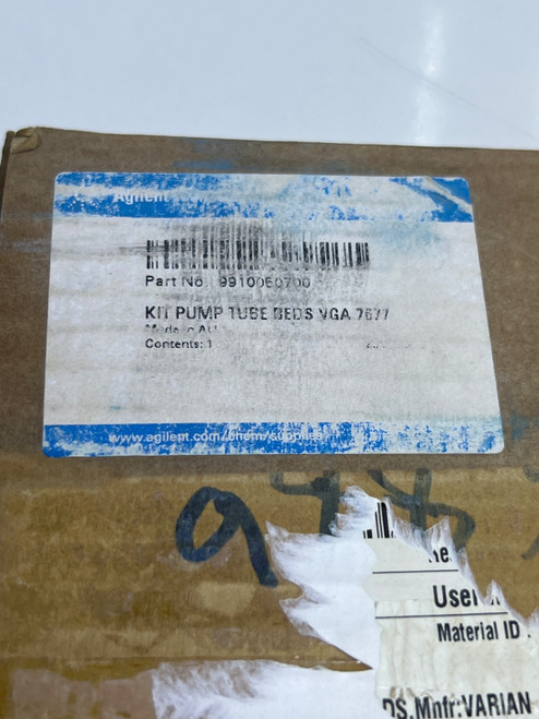 Agilent 9910050700 Pump Tube Beds Kit Vga 7677