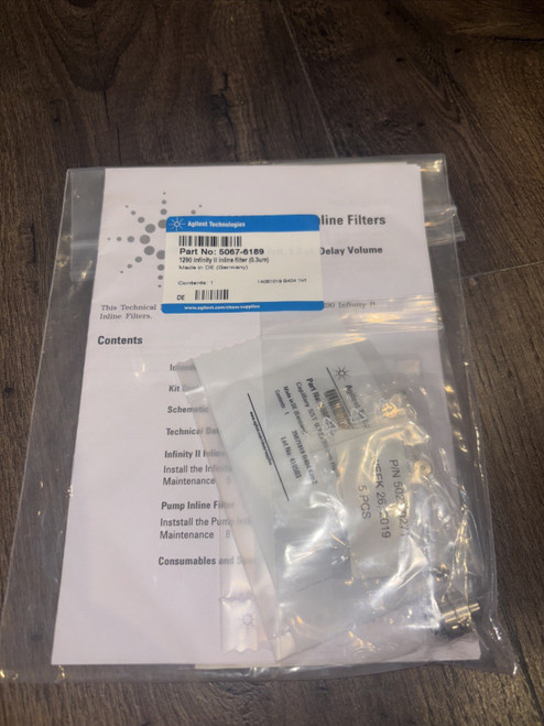 Agilent 1290 Infinity Ii Inline Filter 0.3 Micron