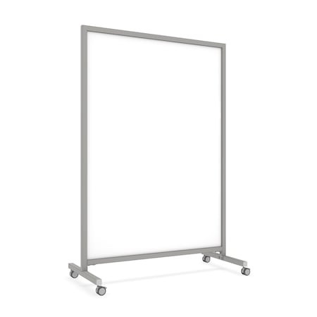 GHENT Mobile Board, Mobile/casters, 75 In, 50 in - EZ6MA7550