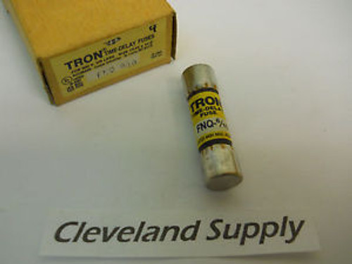 BUSSMANN FNQ-6/10 TRON TIME-DELAY FUSES 6/10A 500 VAC   (SET OF 9) NEW IN BOX