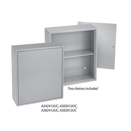 NVENT HOFFMAN Locking Utility Cabinets,type 1,36.00x - A363012UC