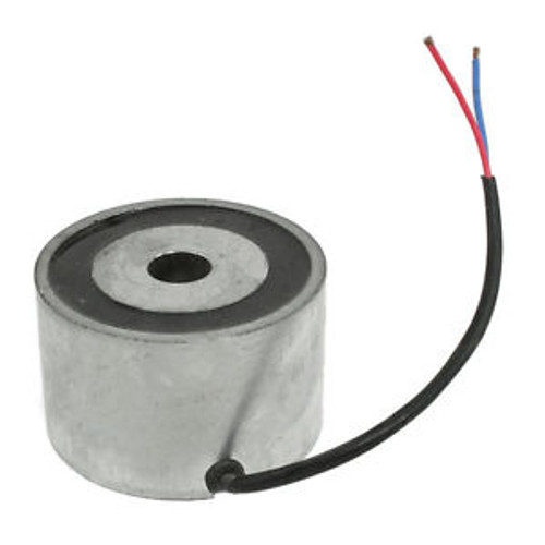 80mm Dia. 50mm Height Sucked Type Cylinder DC Electromagnet 24V 80Kg