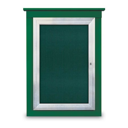 UNITED VISUAL PRODUCTS Sliding Glass Enclosed Letterboard,96"x4 - UV9009ACS-BRONZE-LICORI