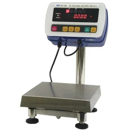 A&D WEIGHING Digital Platform Bench Scale 130 Lb. Capacity - SW-60KM