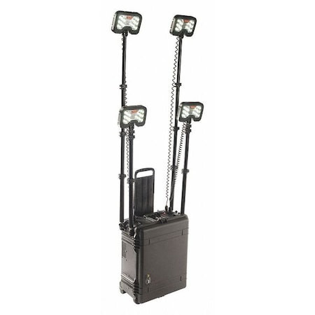 PELICAN Temporary Job Site Light,24,000 Lm,12vd - 9470