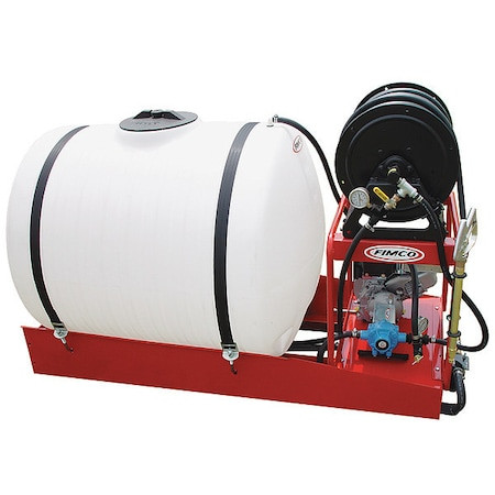 FIMCO 200 Gallon Skid Sprayer with Electric Hose Reel - LSS-235-H