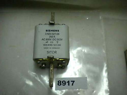 (8917) Siemens Fuse 3NE4 327-OB 250A 800V Sitor