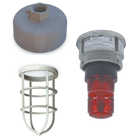 KILLARK Signallight,led,2.7w,4 3/8"w,11 35/64"h - NVSZMFG26RAG