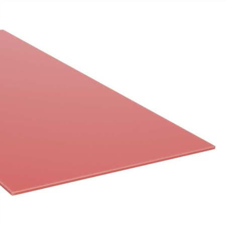 N/A Red Hdpe Cutting Board 96" L X 48" W X 0.500" Thick - 22JM86