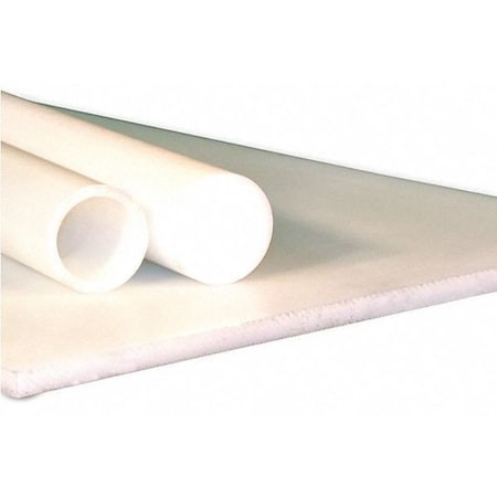 N/A Off White Cast Nylon 6 Rod Stock 5 Ft. L, 3" Dia. - 66471104