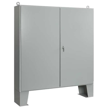 NVENT HOFFMAN 3 Point Latch with Keyed Handle Electrical Enclosures, 72.06 in H, 12.06 in D, 60 in W, 12, Steel - A726012ULP