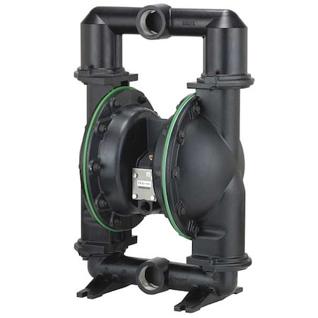 ARO Double Diaphragm Pump, Aluminum, Air Operated, Nitrile, 172 Gpm - 666250-G22-C