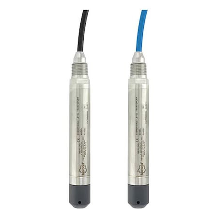 DWYER INSTRUMENTS Submersible Level Transmitter,1" Dia. - SBLTX-20-60-ETFE