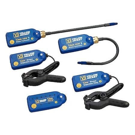 YELLOW JACKET Temperature Clamp Kit,led,bluetooth - 67071