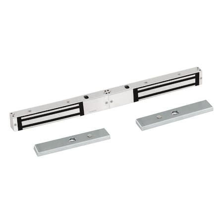 LOCKNETICS Maglock, Satin Stainless Steel, 12vdc/24vdc, Maglocks - MG600DT-2