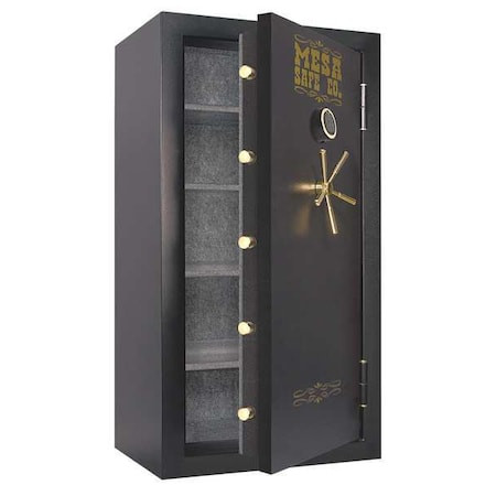 MESA SAFE CO Rifle & Gun Safe, Electronic Lock, 665 Lbs, 14.4 Cu Ft, 60 Minute Fire Rating, (30) Rifles - MBF6032E-P