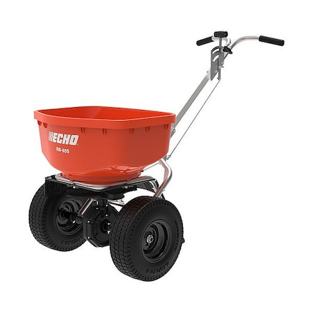 ECHO 85 Lbs Cap Broadcast Spreader for Grass Seed/fertilizer/salt/ice Melt, T-handle, 13 in Dia Wheel - RB-85S