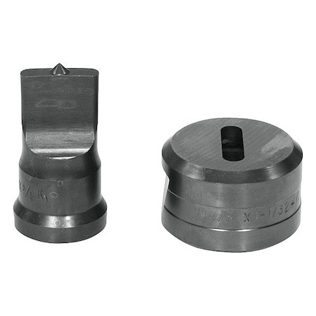 EDWARDS Oblong Punch & Die Set - ED9-PDOB1/4X1