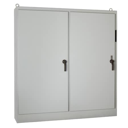 NVENT HOFFMAN 3 Point Latch with Padlock Handle Electrical Enclosures, 90.12 in H, 24.12 in D, 40-1/4 in W, 12 - A90XM4024FTCLPG