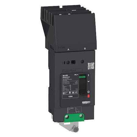 SQUARE D Molded Case Circuit Breaker, Powerpact B Series, 50a, 2 Pole, 347/600v Ac, 65ka at 240v Ac, B Curve - BGA260501