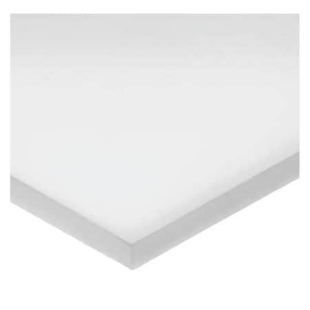 N/A Ptfe Plastic Sheet, 1/4" Thick X 24" Wide X 24" L - BULK-PS-PTFE-195