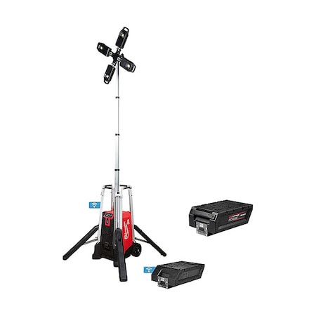 MILWAUKEE TOOL Mx Fuel Tower Light Kit+hd12.0 Battery - MXF041-1XC, MXFHD812