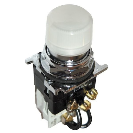 EATON Pilot Light,press,120vac,white - 10250T297LWP2A