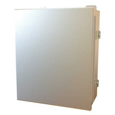 HAMMOND Clamps Electrical Enclosure, 12 in H, 5 in D, 10 in W, 12, 13, 3r, 4, 4x, Stainless Steel - 1414N4PHS16K