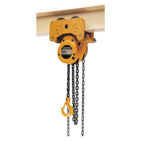 HARRINGTON Hoist/trolley,1000lb,10ftlift - NTH005-10