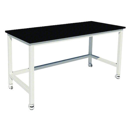 INSTOCK Heavy Duty Table, Steel, Steel Frame, Petal White - GRHD-9630-HCFE-2