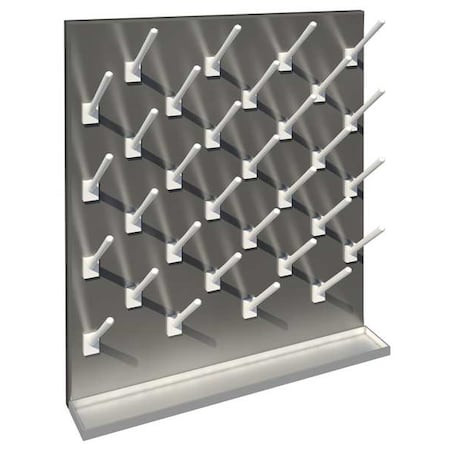 INSTOCK Pegboard,wall Mounting,60 Number of Pegs - GRV3630FB
