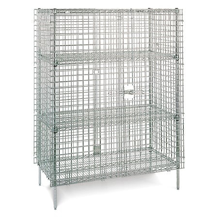 INSTOCK Stationary Security Unit, 24 in W X 60 in L X 5 5/8 Ft H, 4 Shelves - GRJSEC56
