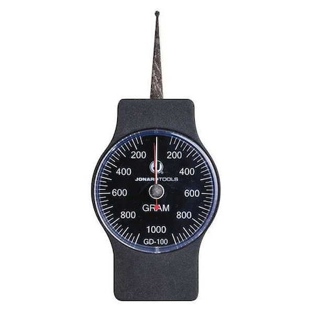 JONARD TOOLS Dyno Gauge, +/-25g Force Acc, Analog - GD-100