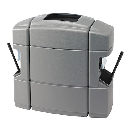 COMMERCIAL ZONE PRODUCTS Waste Container,gray - 758703