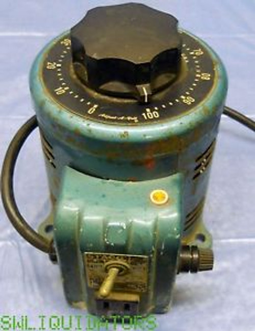 STACO type 500B kVA 1.05 Adjust-A-Volt variac