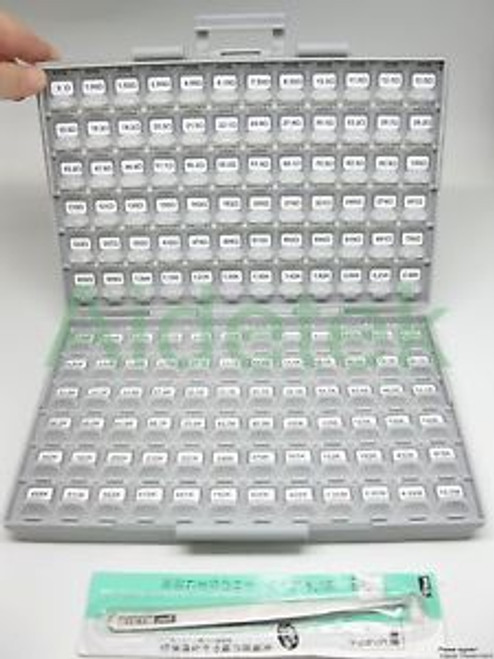 SMD 1206 1% RoHS sample assorted resistor kit E96 144 valuex100pcs BOX-ALL 10M