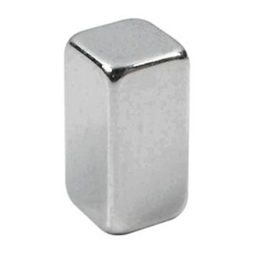 Block Magnet 2 x 1/2 x 1/2 In Neo Nickel