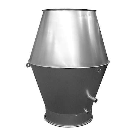 NORDFAB Jet Cap,stainless Steel,22 Ga Thick - 8010004551