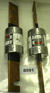 (8591) Bussmann Fusetron FRS-R-300 Fuse 600VAV 300VDC Time Delay