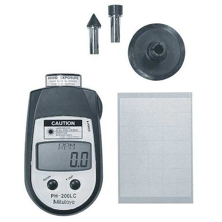 MITUTOYO Tachometer, +/-0.006 Rpm Acc, Lcd - 982-552
